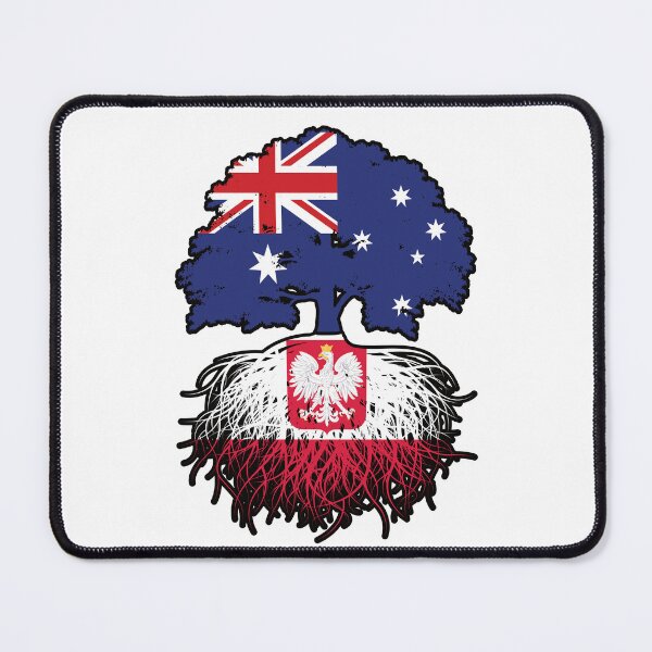 Item preview, Poland Polish Australian Australia Tree Roots Flag designed and sold by FlagX.