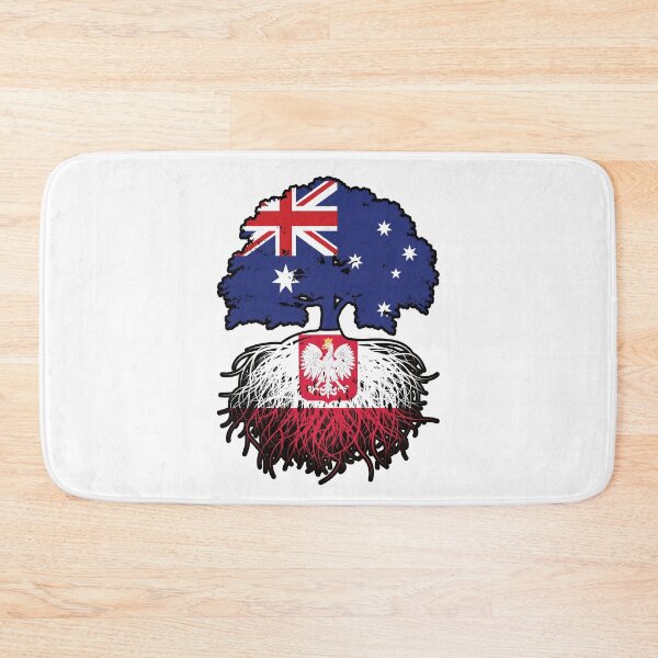 Item preview, Poland Polish Australian Australia Tree Roots Flag designed and sold by FlagX.
