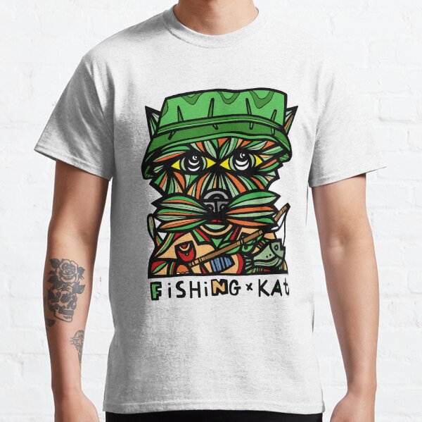 "Fishing Kat" Classic T-Shirt