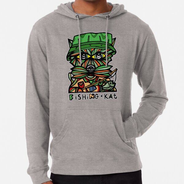 "Fishing Kat" Lightweight Hoodie