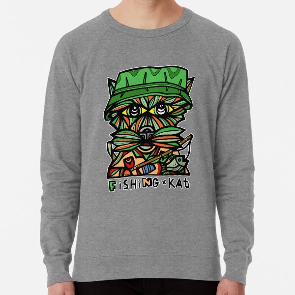 "Fishing Kat" Lightweight Sweatshirt