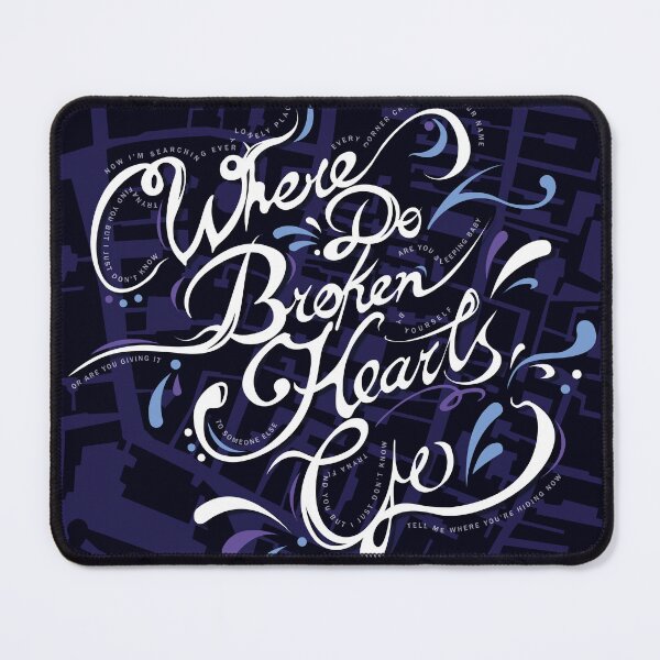 Item preview, Where Do Broken Hearts Go designed and sold by Art of Nanas.
