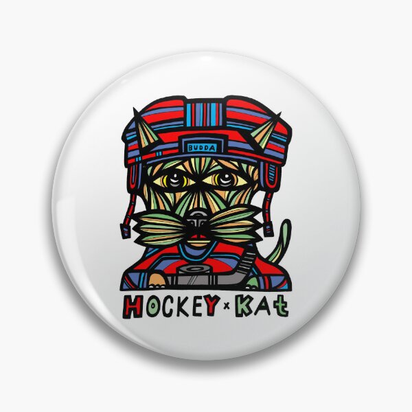 "Hockey Kat" Pin