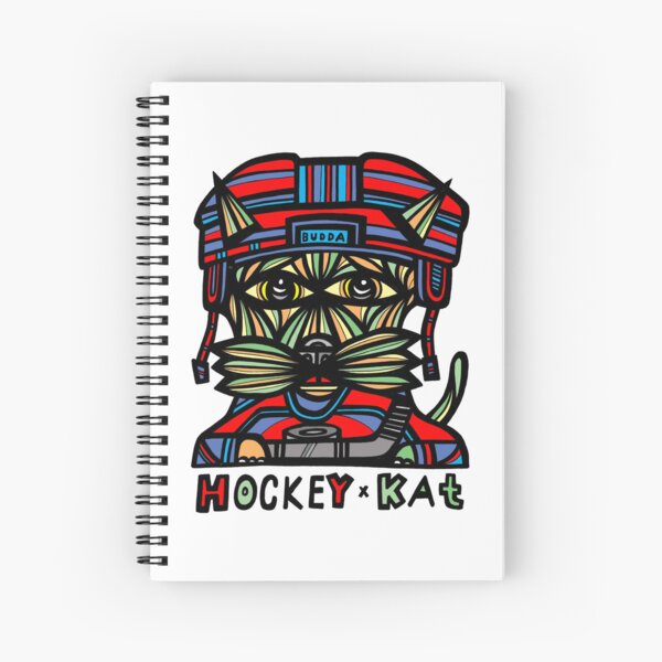 "Hockey Kat" Spiral Notebook