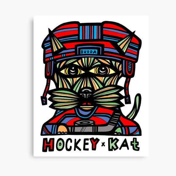 "Hockey Kat" Canvas Print