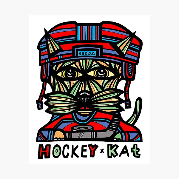 "Hockey Kat" Photographic Print