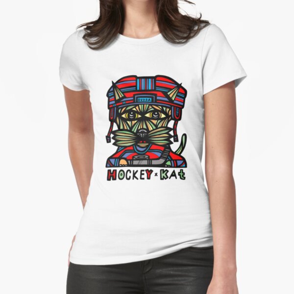 "Hockey Kat" Fitted T-Shirt