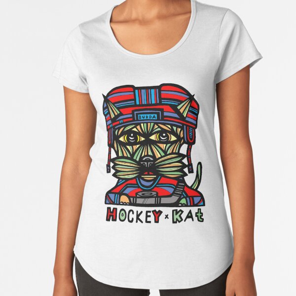 "Hockey Kat" Premium Scoop T-Shirt