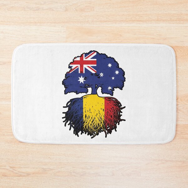 Item preview, Romania Romanian Australian Australia Tree Roots Flag designed and sold by FlagX.