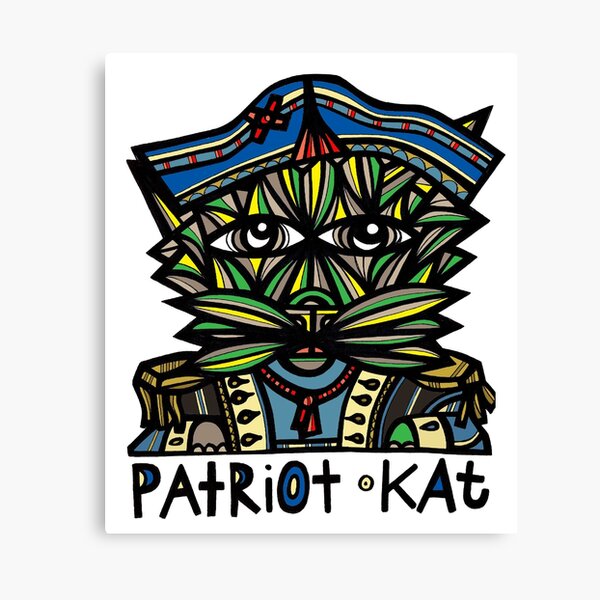 "Patriot Kat" Canvas Print