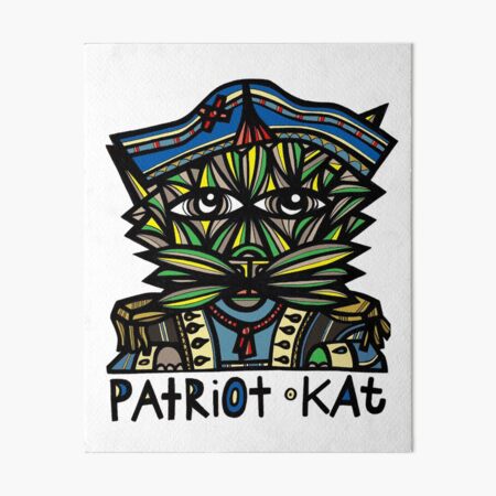 "Patriot Kat" Art Board Print