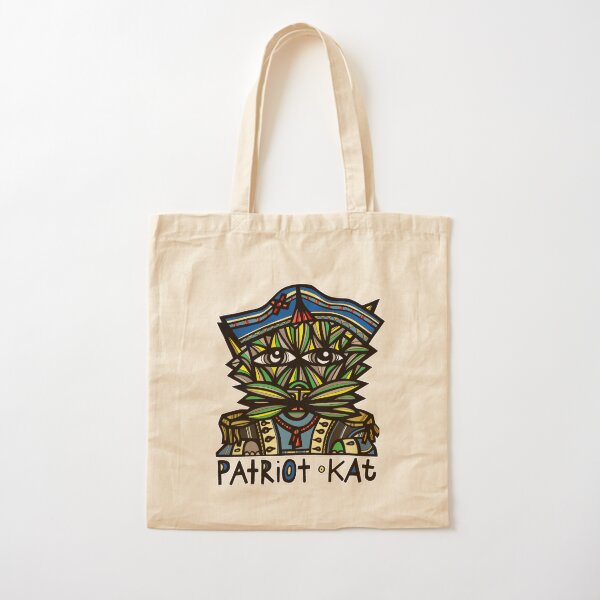 "Patriot Kat" Cotton Tote Bag