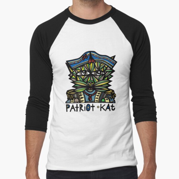 "Patriot Kat" Baseball ¾ Sleeve T-Shirt