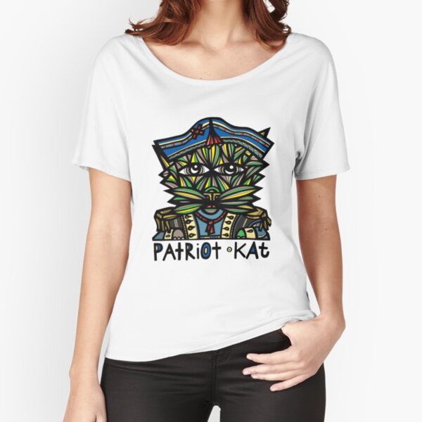 "Patriot Kat" Relaxed Fit T-Shirt