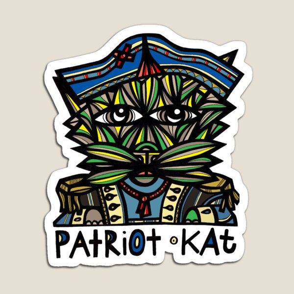 "Patriot Kat" Magnet