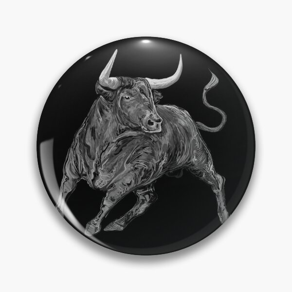 Item preview, Bull El Toro Taurus Art Black and White designed and sold by oz10.