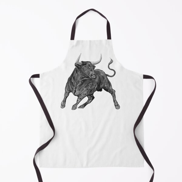 Item preview, Bull El Toro Taurus Art Black and White designed and sold by oz10.
