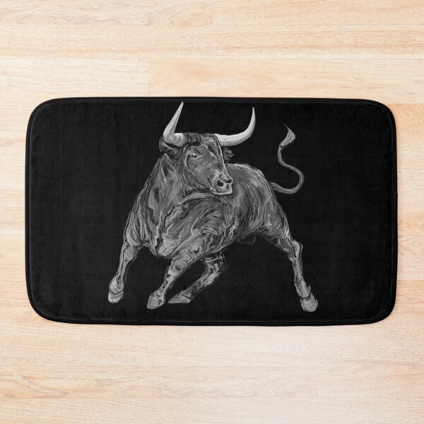Item preview, Bull El Toro Taurus Art Black and White designed and sold by oz10.
