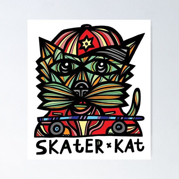 "Skater Kat" Poster