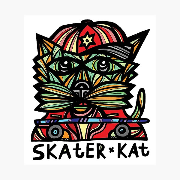 "Skater Kat" Photographic Print