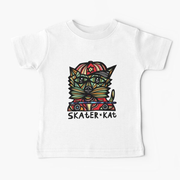 "Skater Kat" Baby T-Shirt