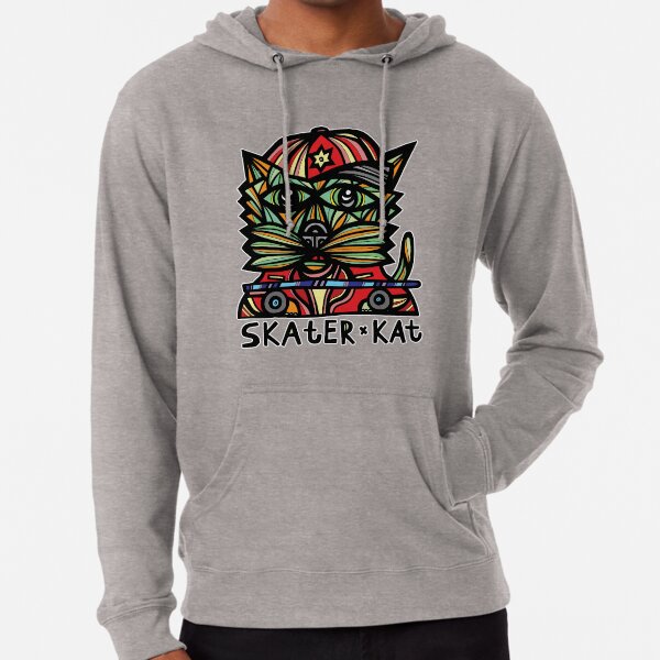 "Skater Kat" Lightweight Hoodie