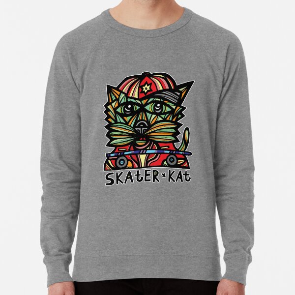 "Skater Kat" Lightweight Sweatshirt
