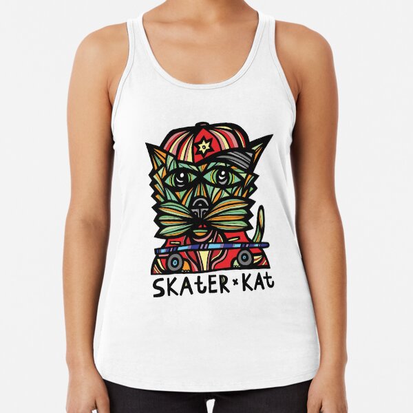 "Skater Kat" Racerback Tank Top