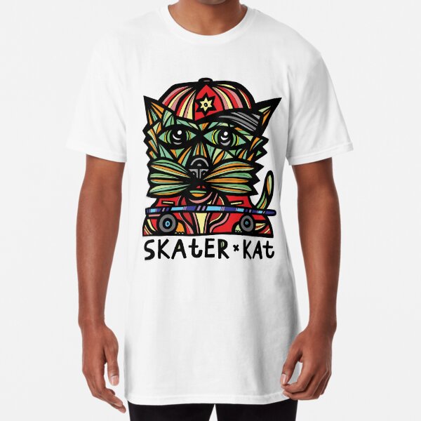 "Skater Kat" Long T-Shirt