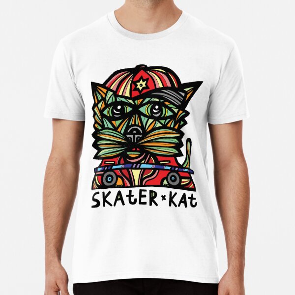 "Skater Kat" Premium T-Shirt