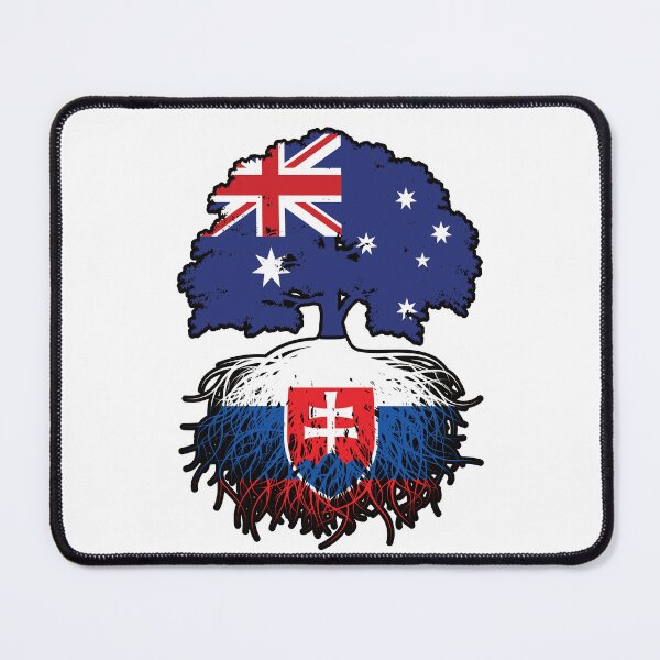 Item preview, Slovakia Slovakian Australian Australia Tree Roots Flag designed and sold by FlagX.
