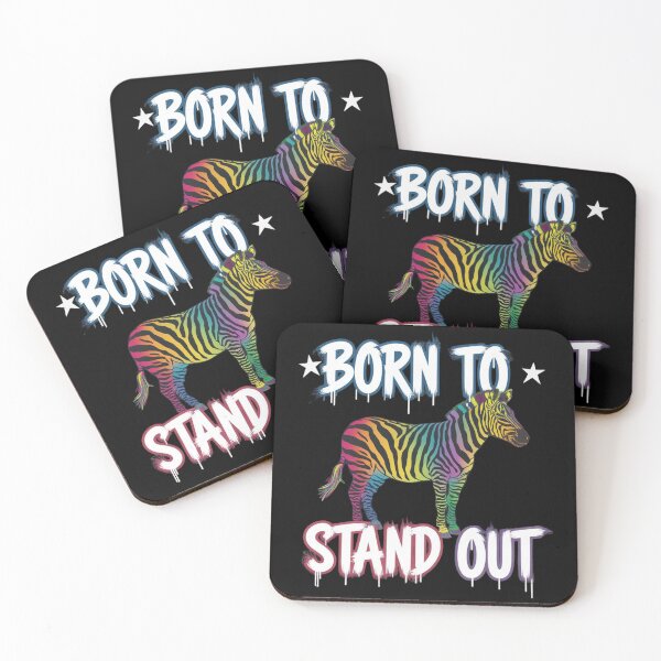 Item preview, Born to Stand Out Zebra designed and sold by Furbulous Faces.