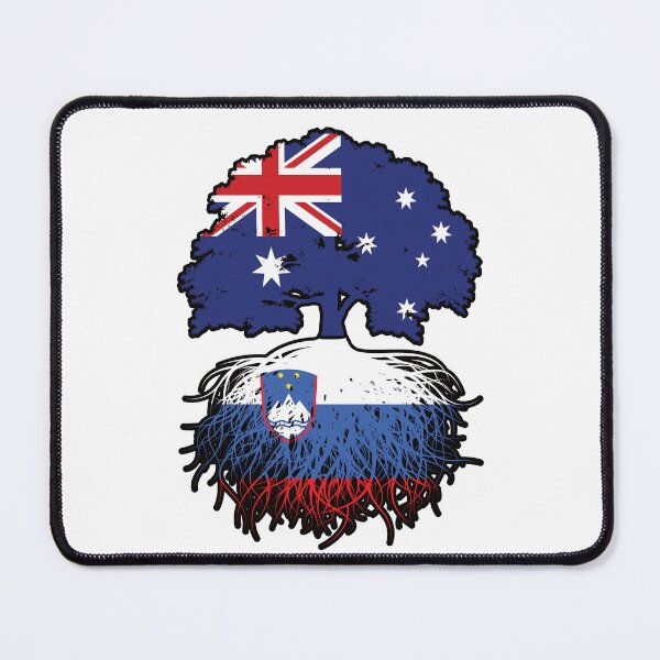 Item preview, Slovenia Slovenian Australian Australia Tree Roots Flag designed and sold by FlagX.