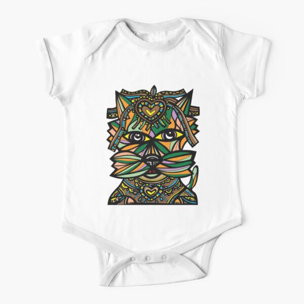 "Princess Kat" Short Sleeve Baby One-Piece