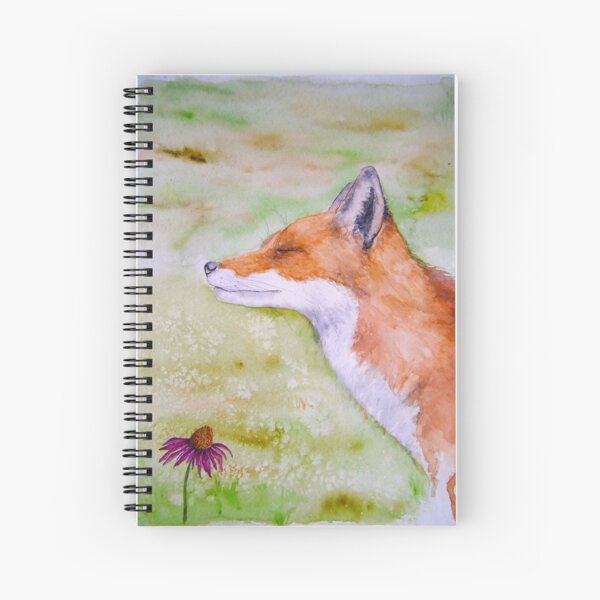 Item preview, cute fox watercolour in silent nature designed and sold by SlavaMira.