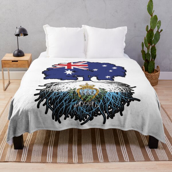 Item preview, San Marino San Marinese Australian Australia Tree Roots Flag designed and sold by FlagX.