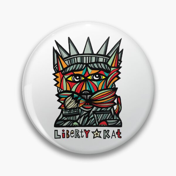 "Liberty Kat" Pin