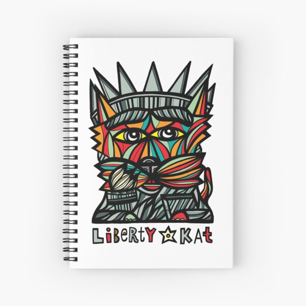 "Liberty Kat" Spiral Notebook