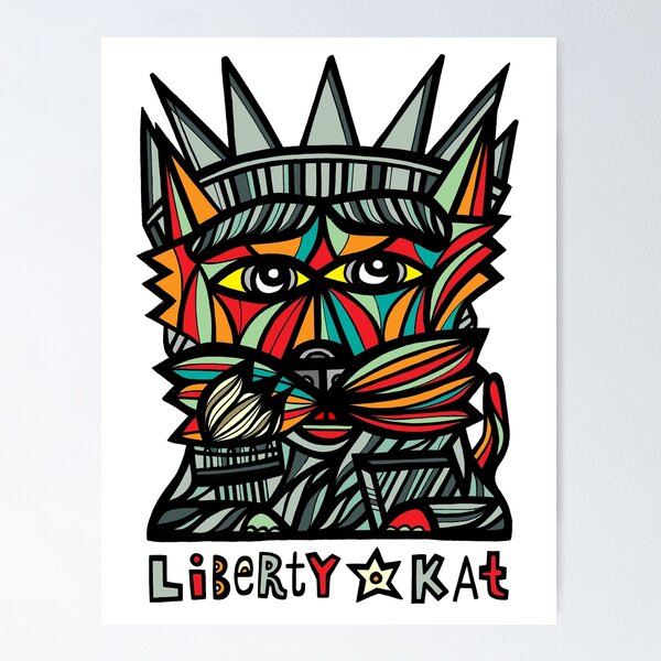 "Liberty Kat" Poster