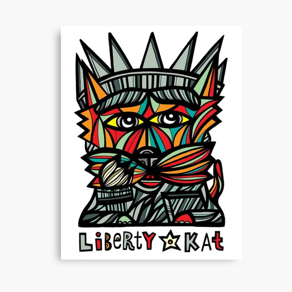 "Liberty Kat" Canvas Print