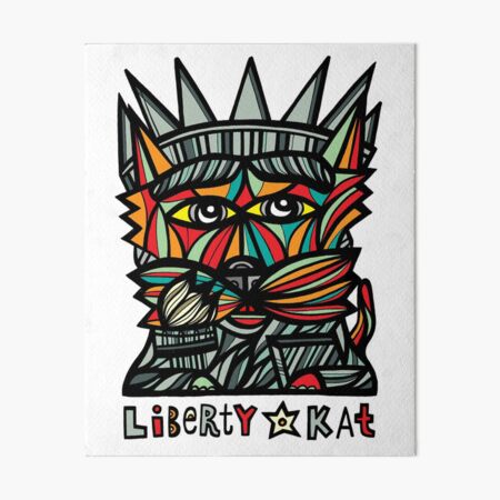 "Liberty Kat" Art Board Print