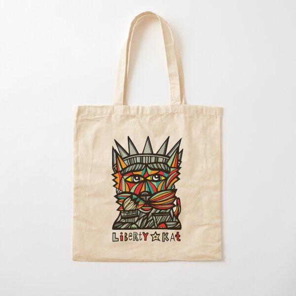 "Liberty Kat" Cotton Tote Bag