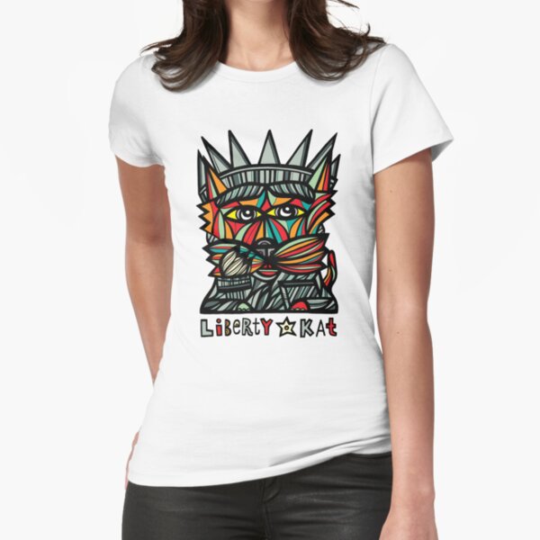 "Liberty Kat" Fitted T-Shirt