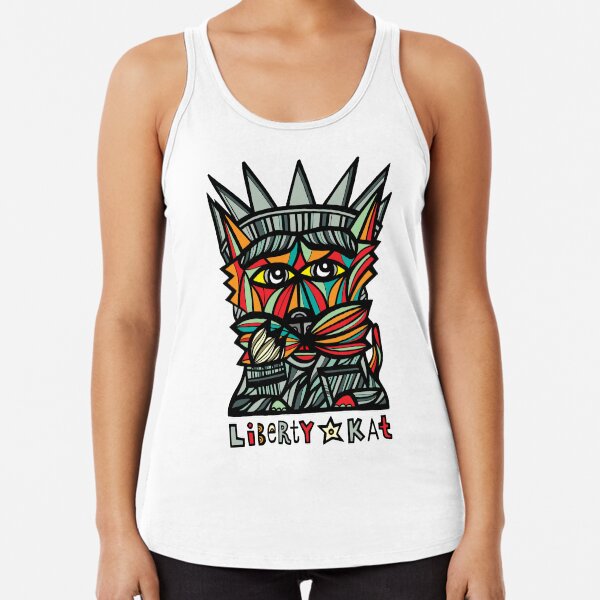 "Liberty Kat" Racerback Tank Top