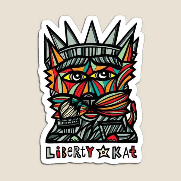 "Liberty Kat" Magnet