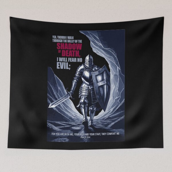 Item preview, Christian Faith Knight Design based on Psalm 23:4 designed and sold by philippo artworks.
