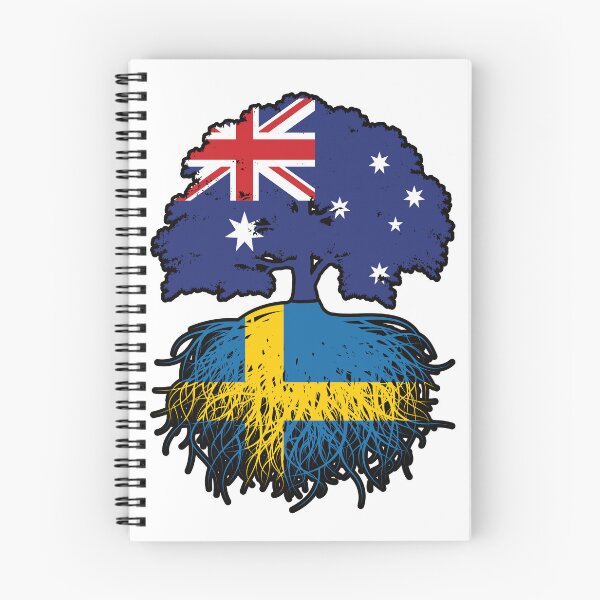 Item preview, Sweden Swedish Australian Australia Tree Roots Flag designed and sold by FlagX.