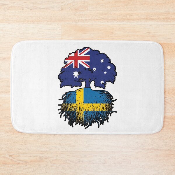 Item preview, Sweden Swedish Australian Australia Tree Roots Flag designed and sold by FlagX.