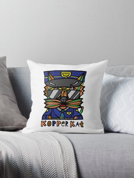 "Kopper Kat" Throw Pillow