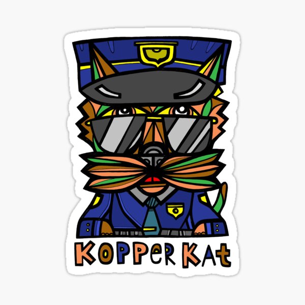 "Kopper Kat" Sticker